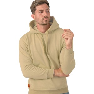 Bluza z kapturem kremowa