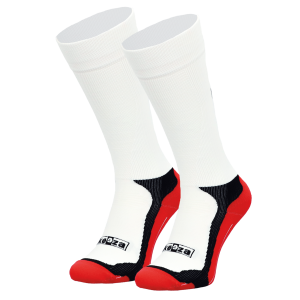 Skarpety kompresyjne czarno-czerwone