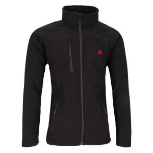 Softshell damski taliowany black