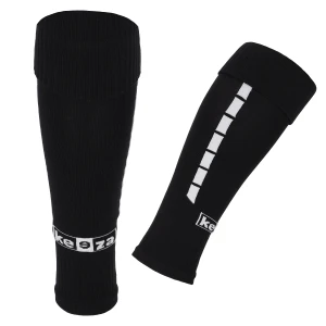 Getry piłkarskie PRO bez stopy - tuby piłkarskie czarne