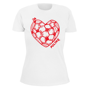 Koszulka damska Kocham Polskę 