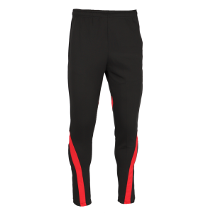 Spodnie dresowe Mamba z czerwoną wstawką.