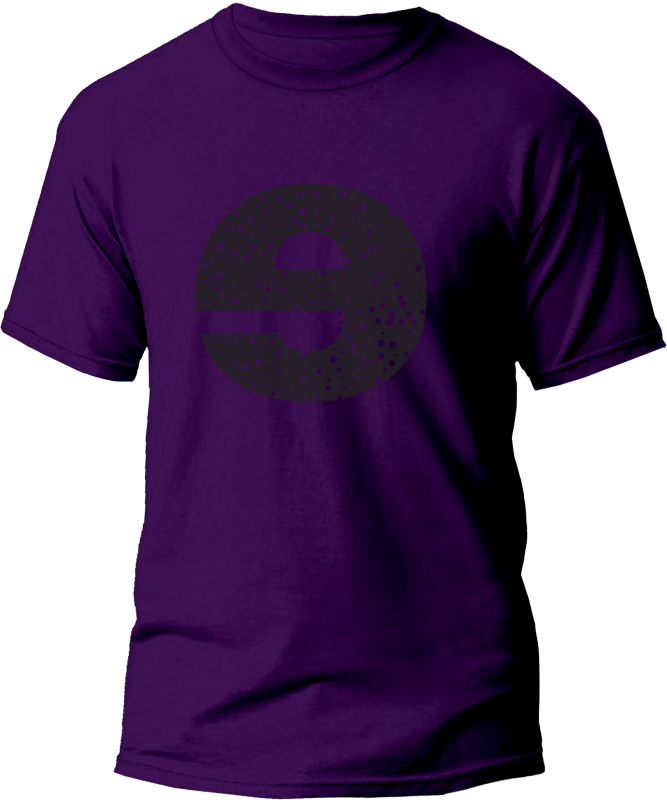 Koszulka bawełniana z czarnym nadrukiem