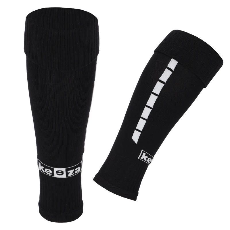 Getry piłkarskie PRO bez stopy - tuby piłkarskie czarne