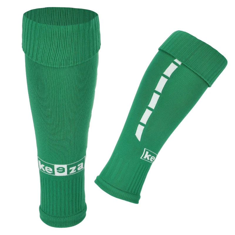 Getry piłkarskie PRO bez stopy - tuby piłkarskie zielone