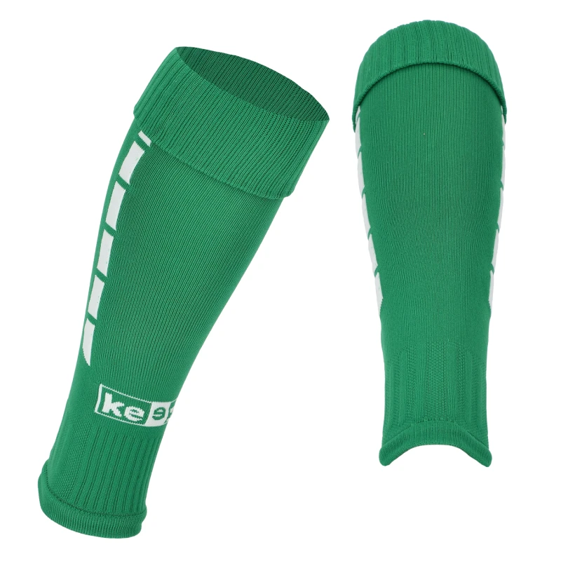 Getry piłkarskie PRO bez stopy - tuby piłkarskie zielone