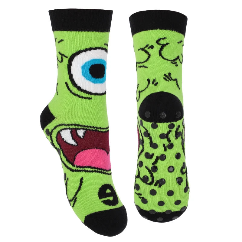 Skarpetki dziecięce antypoślizgowe Potworki