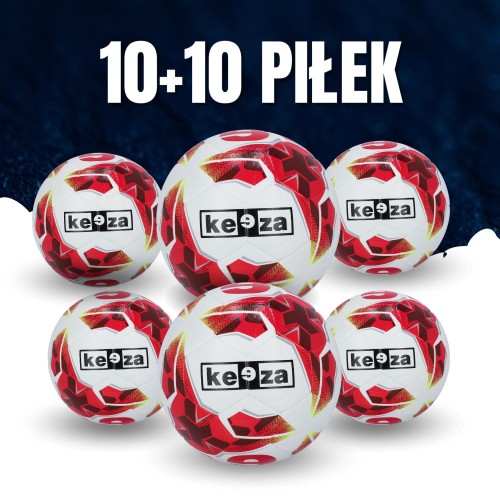 20 piłek treningowych KITARA r. 4 (10 za 50%)
