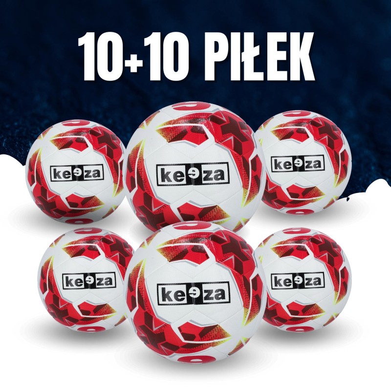 20 piłek treningowych KITARA r. 4 (10 za 50%)