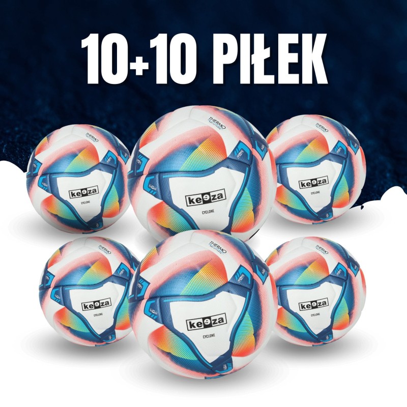 20 piłek meczowych CYCLONE (10 za 50%)