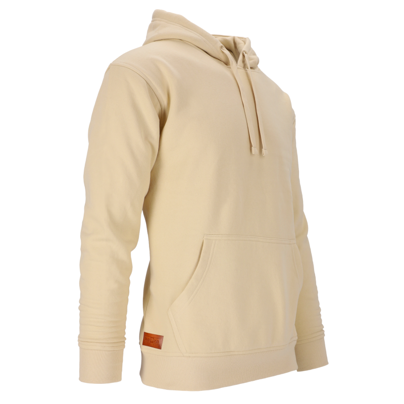 Bluza basic sand z kapturem