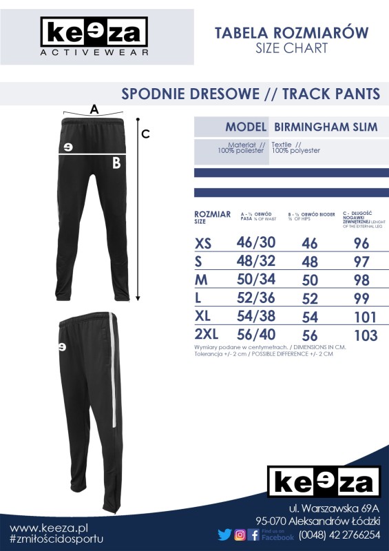 Spodnie Birmingham