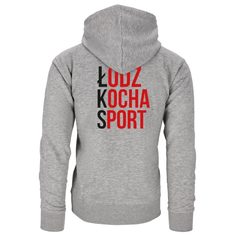 Bluza bawełniana rozpinana Łódź Kocha Sport