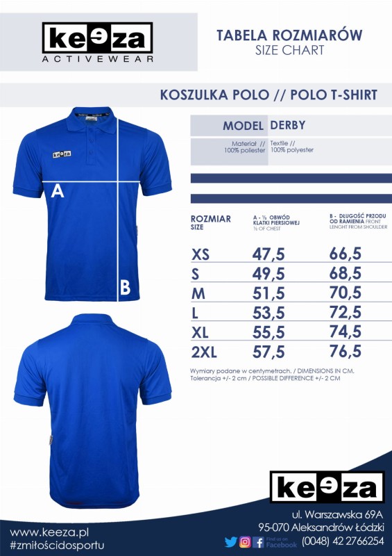 tabela rozmiarów