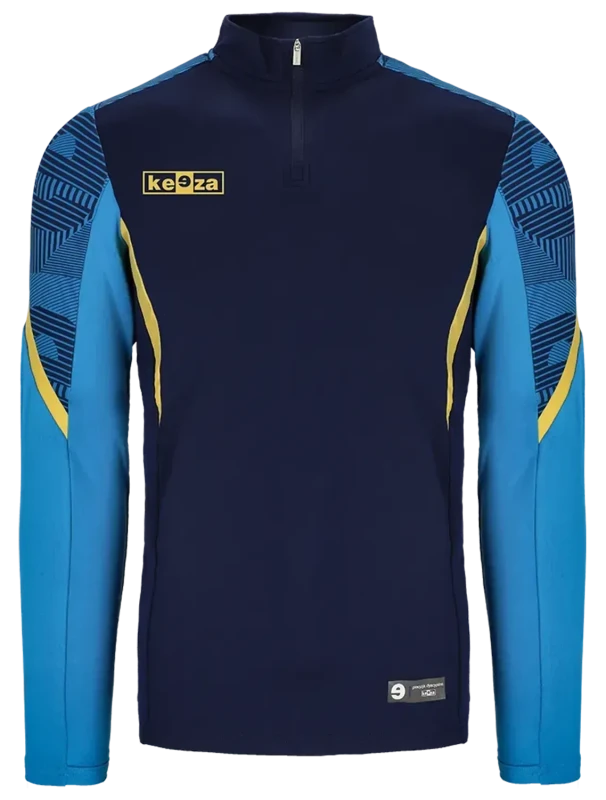 Bluza sportowa Nexus niebieska z krótkim suwakiem