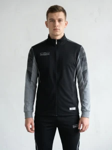 Bluza sportowa Delta - szara rozpinana