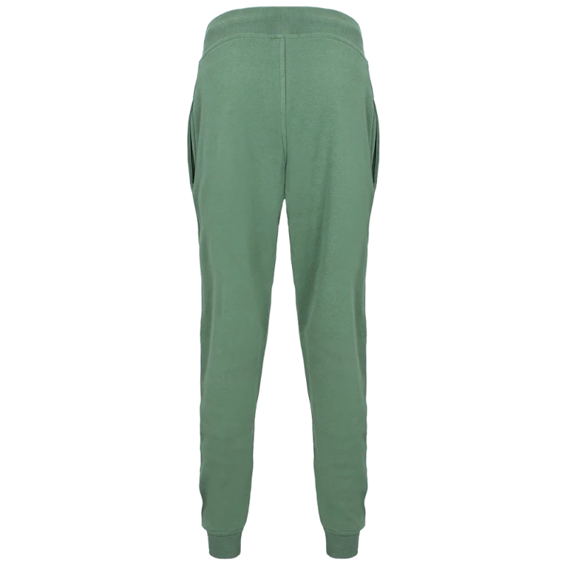 Spodnie bawełniane moss green