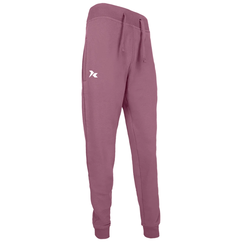 Spodnie bawełniane dusty purple