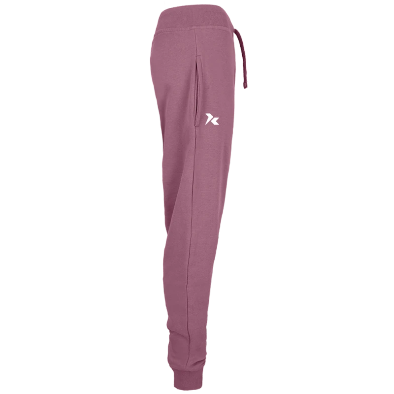 Spodnie bawełniane dusty purple