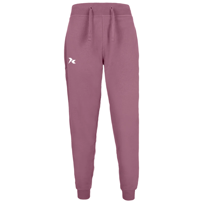 Spodnie bawełniane dusty purple